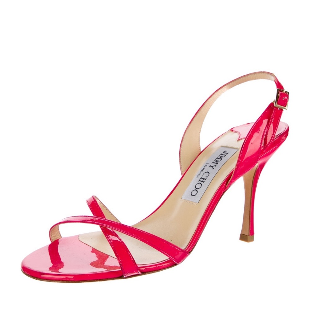 Jimmy Choo Pink Heels with Elegant Slingback Design